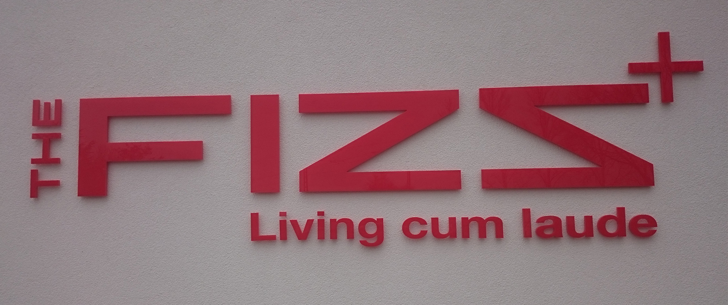 Außenwerbung The Fizz 2, Werbetechnik in Freiburg